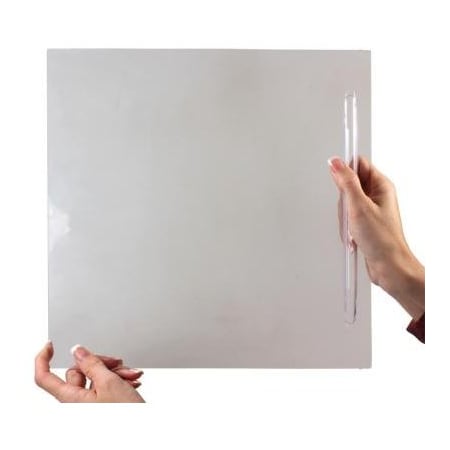 Jr Products 12IN SCREEN DOOR SLIDER, FLAT, CLEAR 11195